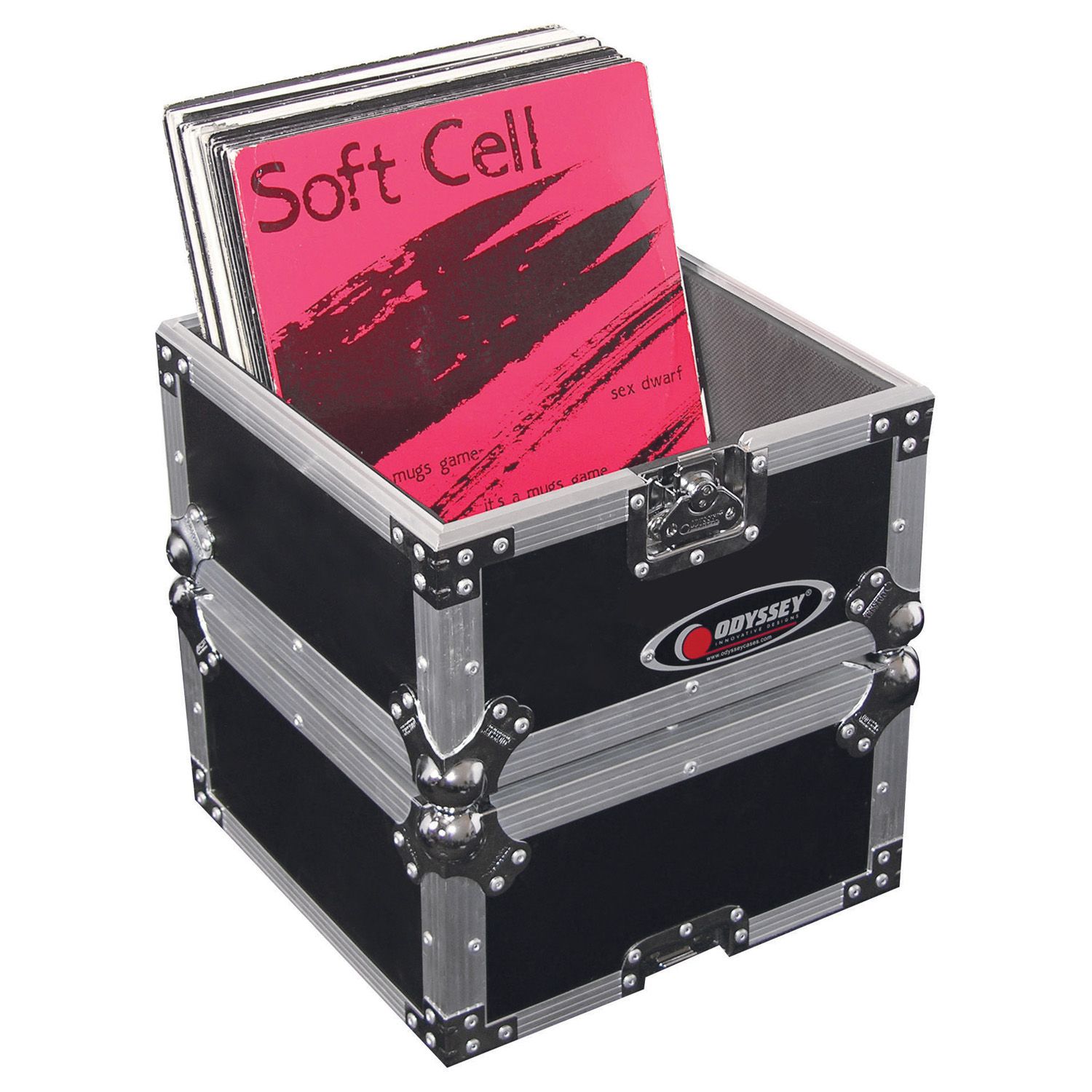 Utility Flight Case for 80 12 Vinyl Records - Odyssey Cases