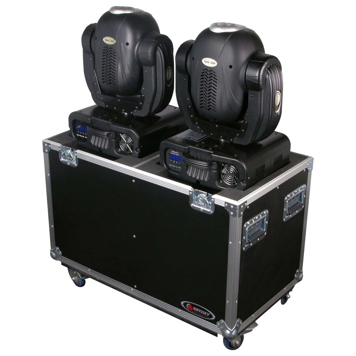 Flight Case for Two 250 Style 5R 200 7R 230 Moving Head Lighting Units  Universal