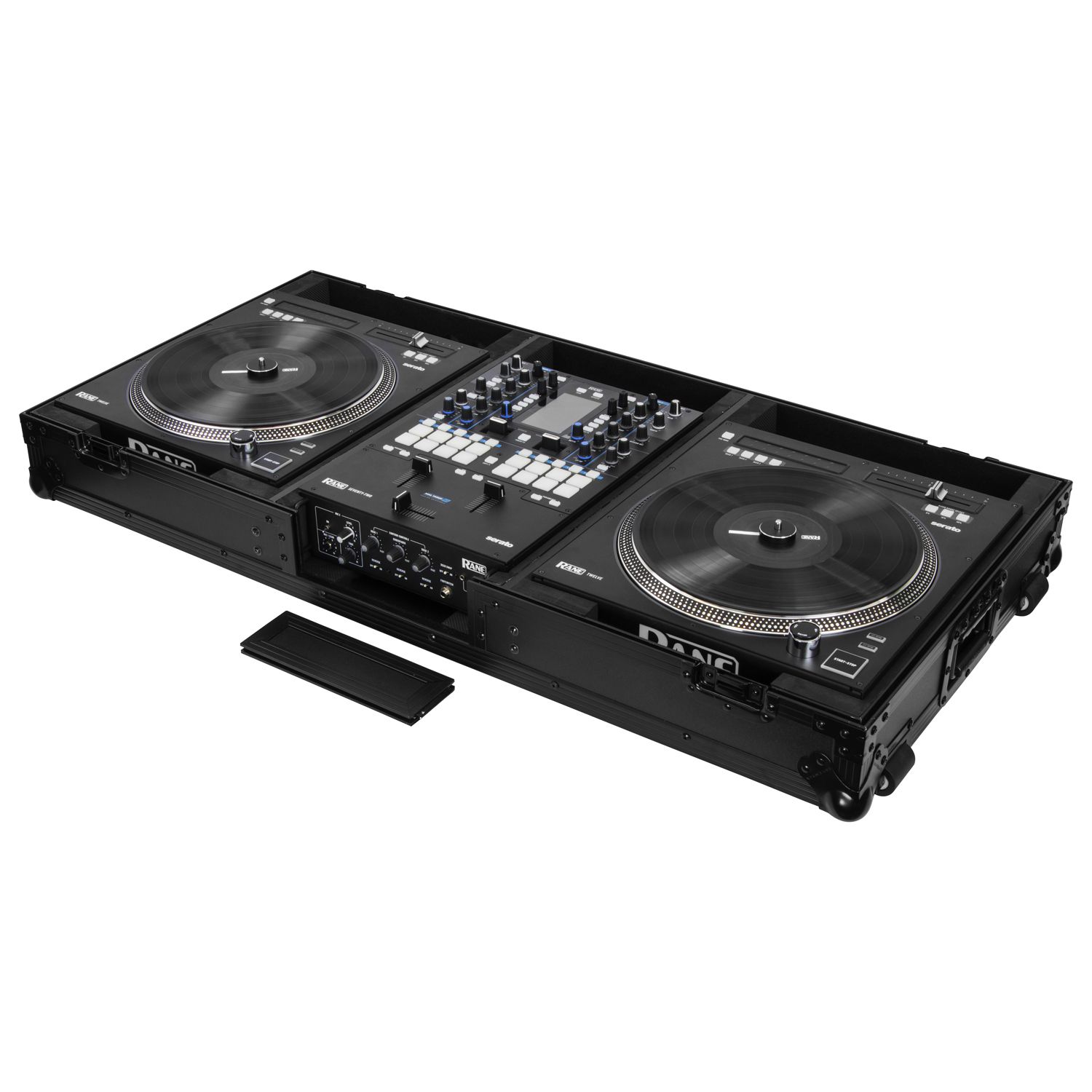 72 W x 46 H All-Black Pro DJ Facade - Odyssey Cases