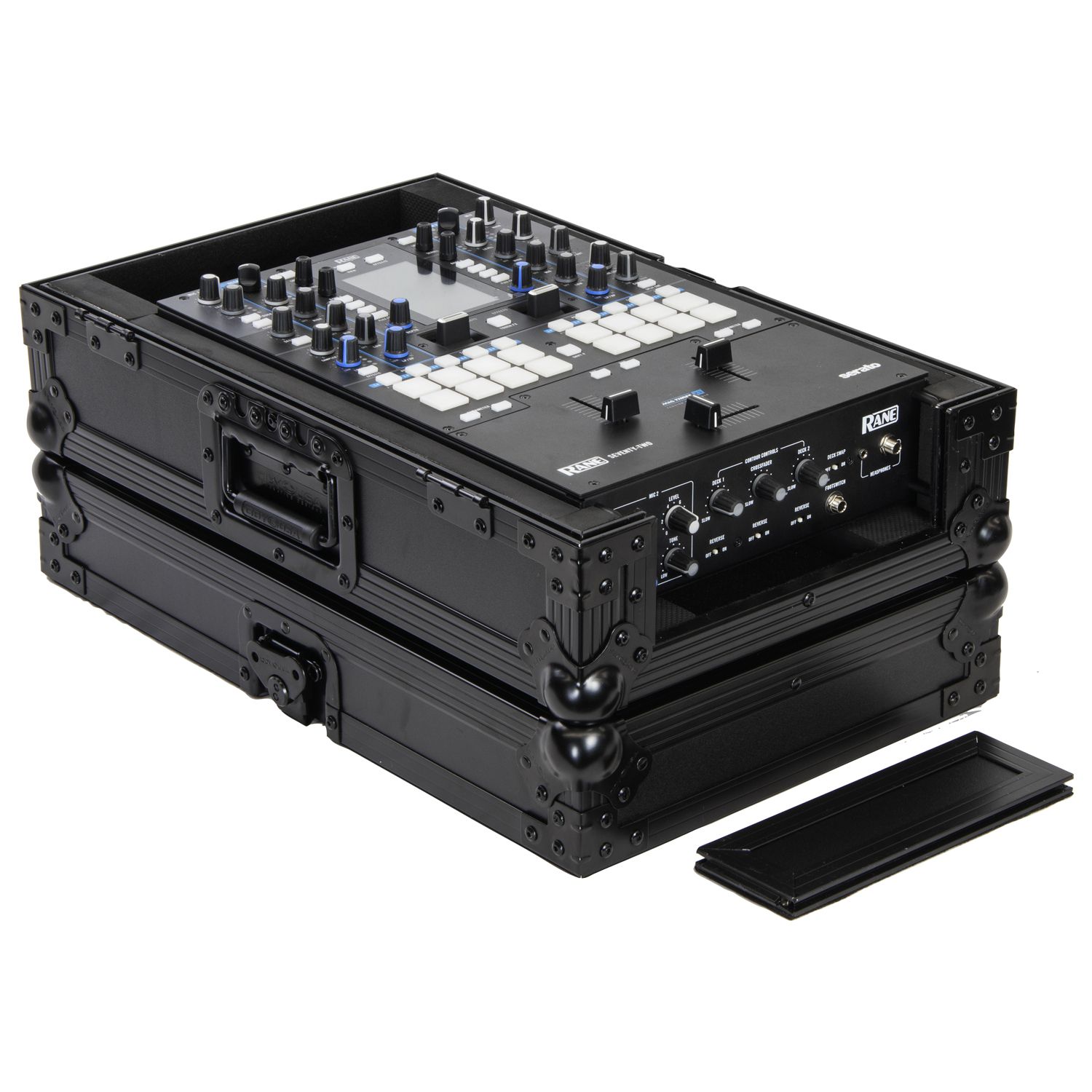 72 W x 46 H All-Black Pro DJ Facade - Odyssey Cases