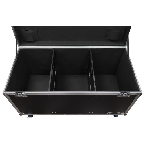 45.25" x 20.25" x 18.5" Bottom Interior Utility Trunk Touring Flight Case with Organizing Dividers - Image 2