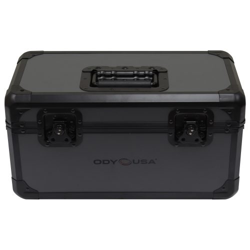 Black KROM on Gray Record / Utility Case for 120 7" Vinyl Records - Image 2