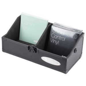 KROM Series Industrial Hexagon Black Record/Utility Case - Holds Approx. 135 7" Vinyl Records
