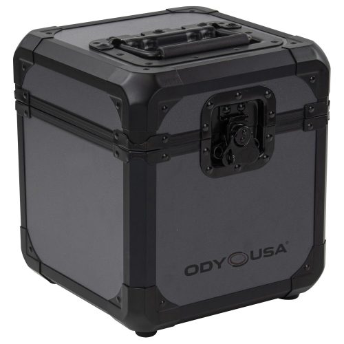 Black Gray KROM Record / Utility Case for 60 7″ Vinyl Records - Image 4