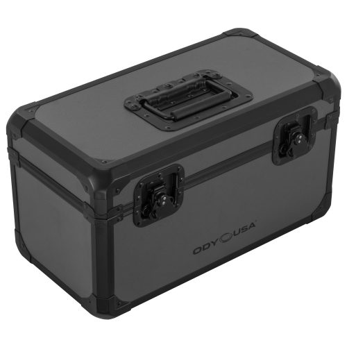 Black Gray KROM Record / Utility Case for 120 7" Vinyl Records - Image 4