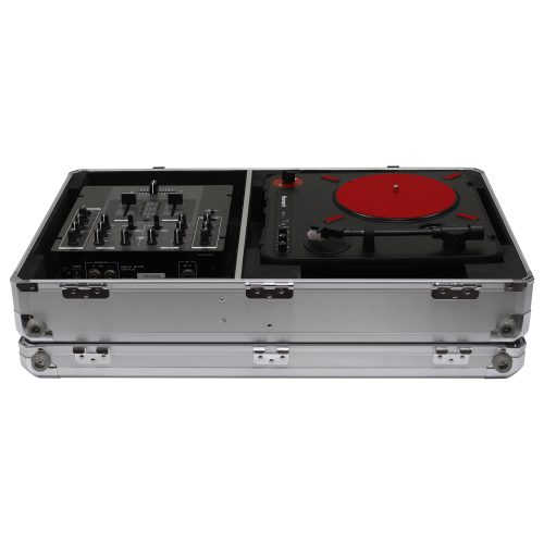 KROM Series Silver Numark PT01 Portablist Case with Side Compartment - Image 4