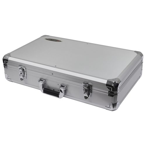 KROM Series Silver Numark PT01 Portablist Case with Side Compartment - Image 12