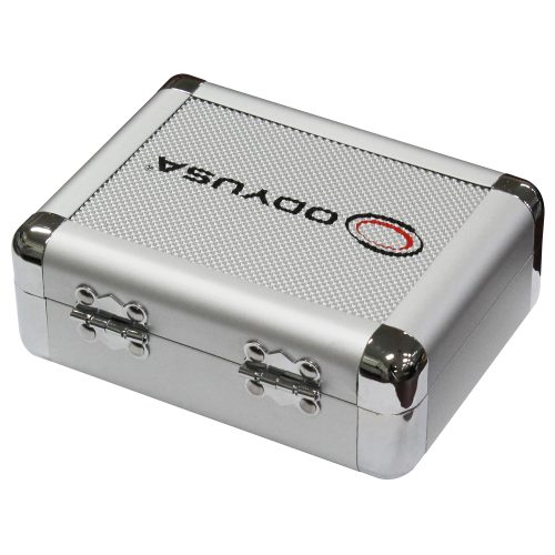 KROM Series Silver Diamond 5" x 3" x 1.5" Interior Compact Utility Accessory Case - Image 2