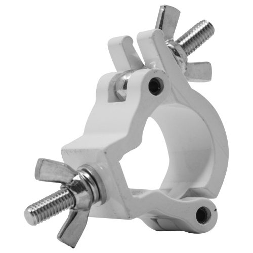 1" Half Coupler, Fits 0.75-1" OD Tube, 132 lb Load, White