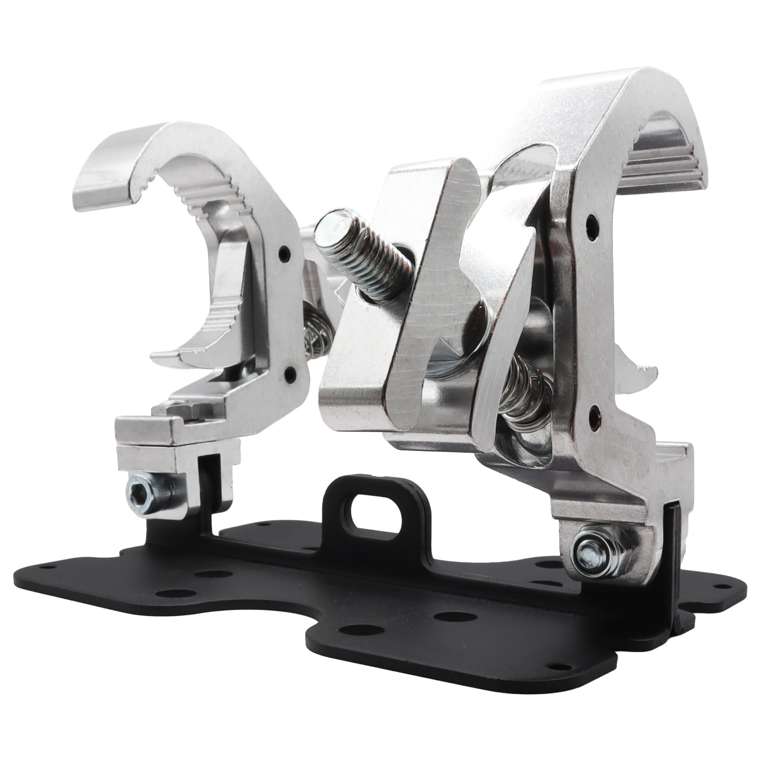 Dual Clamp with Mounting Plate, Fits 2" Tube, 330 lb Load Capacity - Image 2