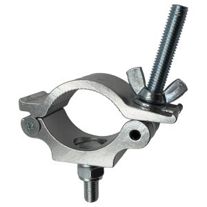 Cuff Coupler, Fits 1.5 - 2" Tube, 440 lb Load Capacity, Polished Natural