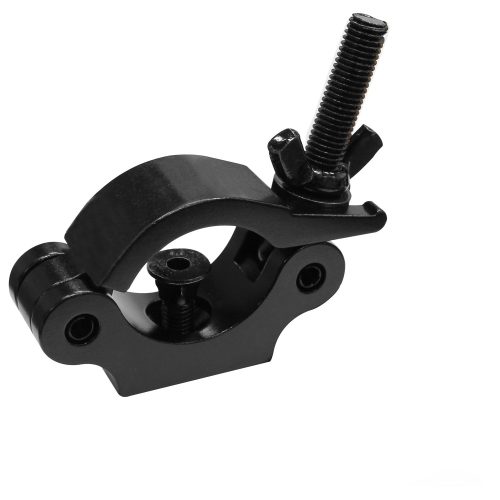 Pro Half Coupler with Square Neck Countersunk Bolt, Fits 2" Tube, 660 lb Load, Black