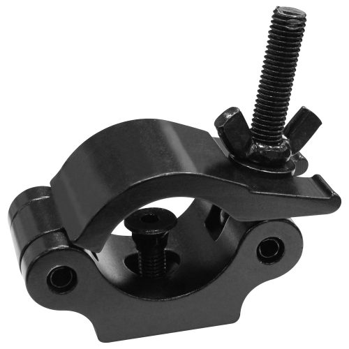 Pro Half Coupler with Square Neck Countersunk Bolt, Fits 2" Tube, 1100 lb Load, Black