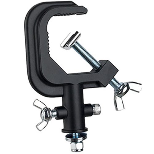 G-clamp, Fits 2" Tube, 330 lb Load, Black