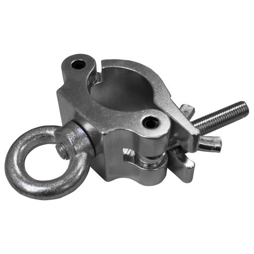 Pro Half Coupler with Eye Bolt, Fits 2" Tube, 1100 lb Load, Polished Natural - Image 2