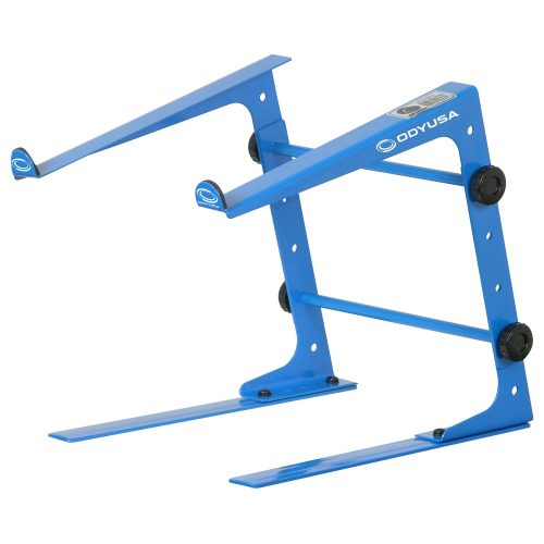 DESIGNER DJ™ SERIES BLUE L STAND S "STAND ALONE" TABLE TOP LAPTOP/GEAR STAND (clamps not included)
