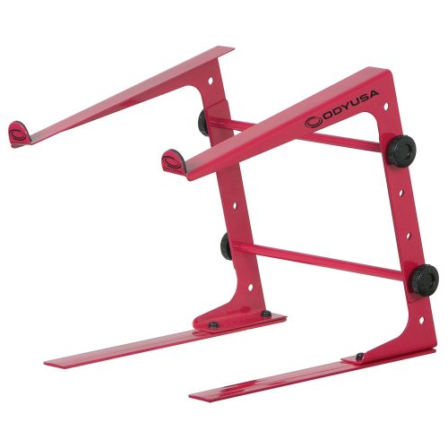 DESIGNER DJ™ SERIES RED L STAND S "STAND ALONE" TABLE TOP LAPTOP/GEAR STAND (clamps not included)