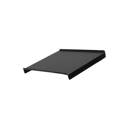 Black Two Tier X-Stand with Mic Boom and Top Shelf - Image 5