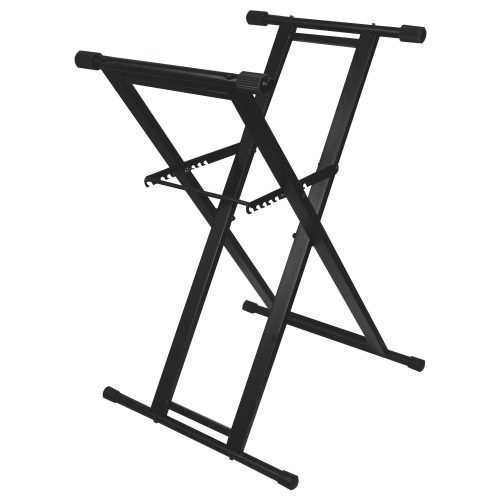 Black Heavy-Duty X-Stand for DJ Coffins and Controller Cases