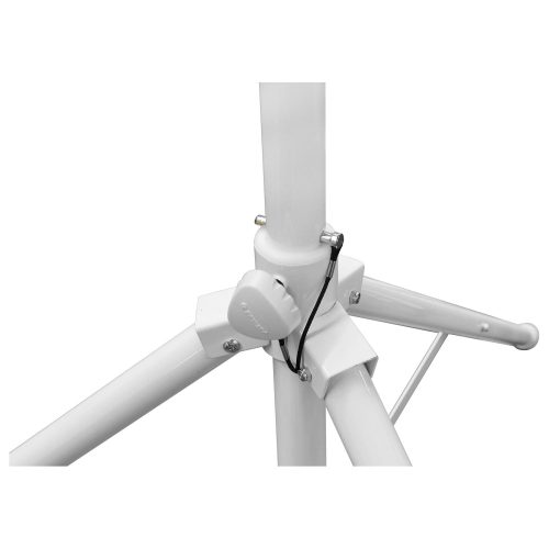 White 10' Wide Halo Ring Mobile Lighting System with Height Adjstable Crank and Carrying Bags - Image 3