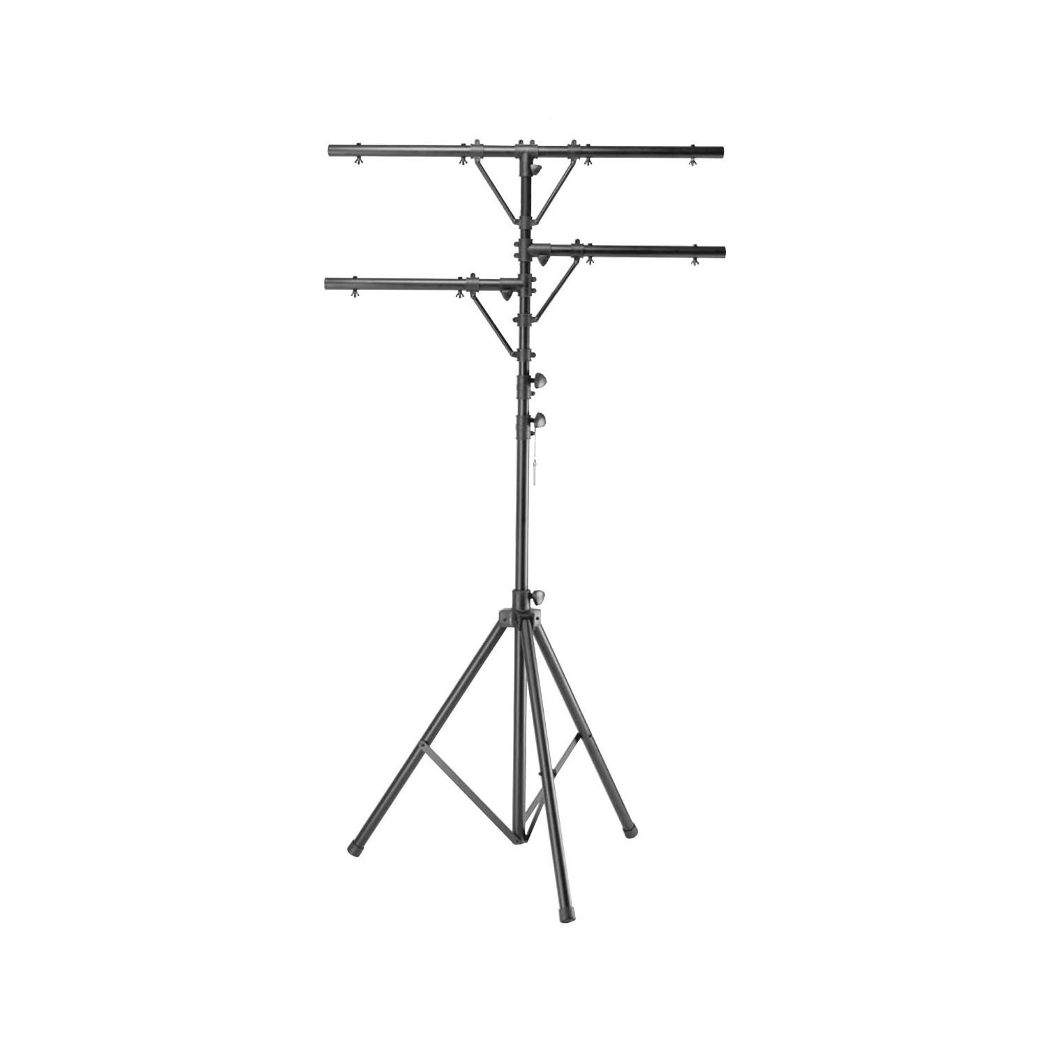 Sound Town Lighting Stand with Side Bars and Tripod Base