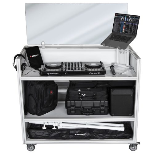 Odyssey DJBOOTHM46 Media DJ Booth with 46-Inch Flat Screen Monitor Mount 