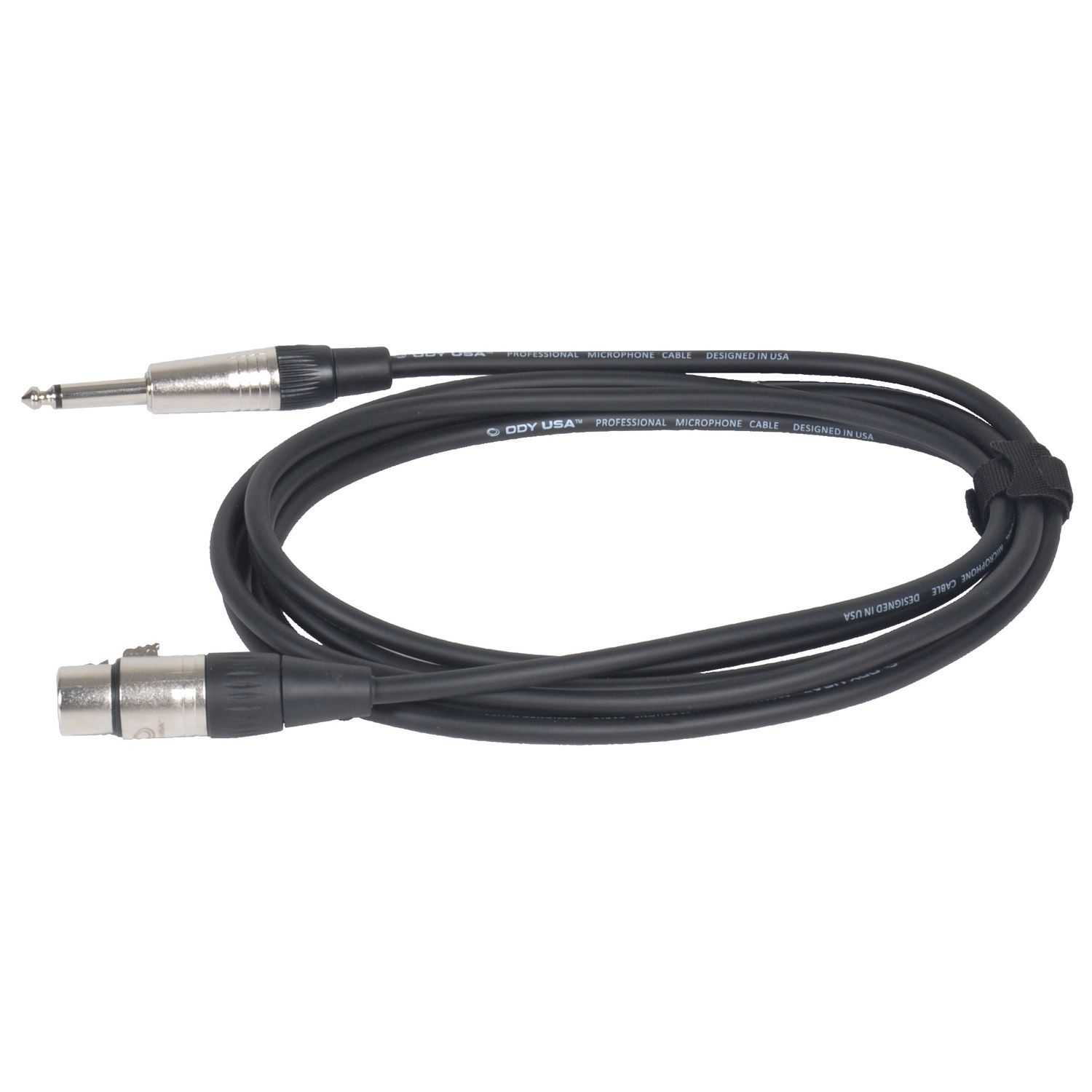 XLR Female To Mono 1 4 Male Unbalanced Microphone Cable 5 Ft 