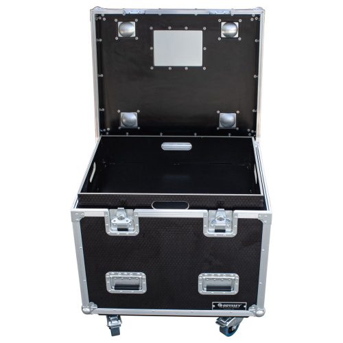 30" x 24" x 30" 0.5" Thick Hex Board Utility Tour Trunk Case with Caster Wheels - Image 2