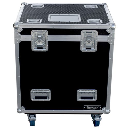 30" x 24" x 36" 0.5" Thick Hex Board Utility Tour Trunk Case with Caster Wheels - Image 3
