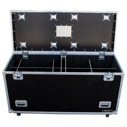 60" x 24" x 30" 0.5" Thick Hex Board Utility Tour Trunk Case with Caster Wheels - Image 2
