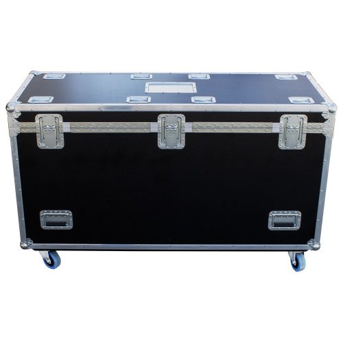 60" x 24" x 30" 0.5" Thick Hex Board Utility Tour Trunk Case with Caster Wheels - Image 6