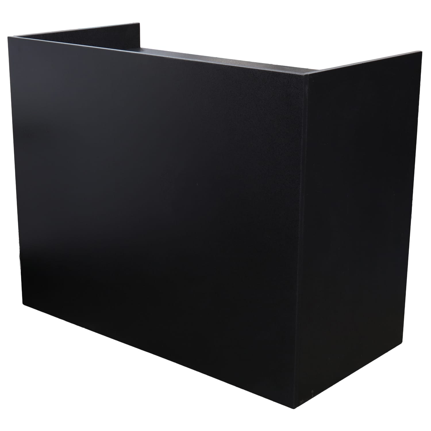 Odyssey Painted Wood Facade-Style Folding DJ Booth - Black