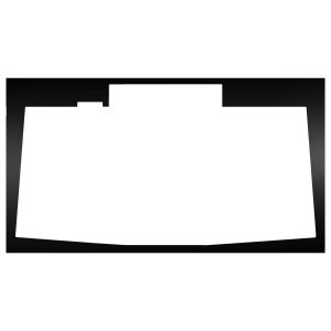 Pioneer DJ OPUS-QUAD Odyssey DJ Podium Faceplate and Foam in Black