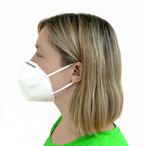 3-Ply Disposable KN95 Face Mask with Visible Nose Clip (35 Per Box) - Image 2