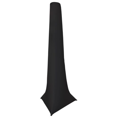 Black 15' Tall Crank Stand Slip Scrim