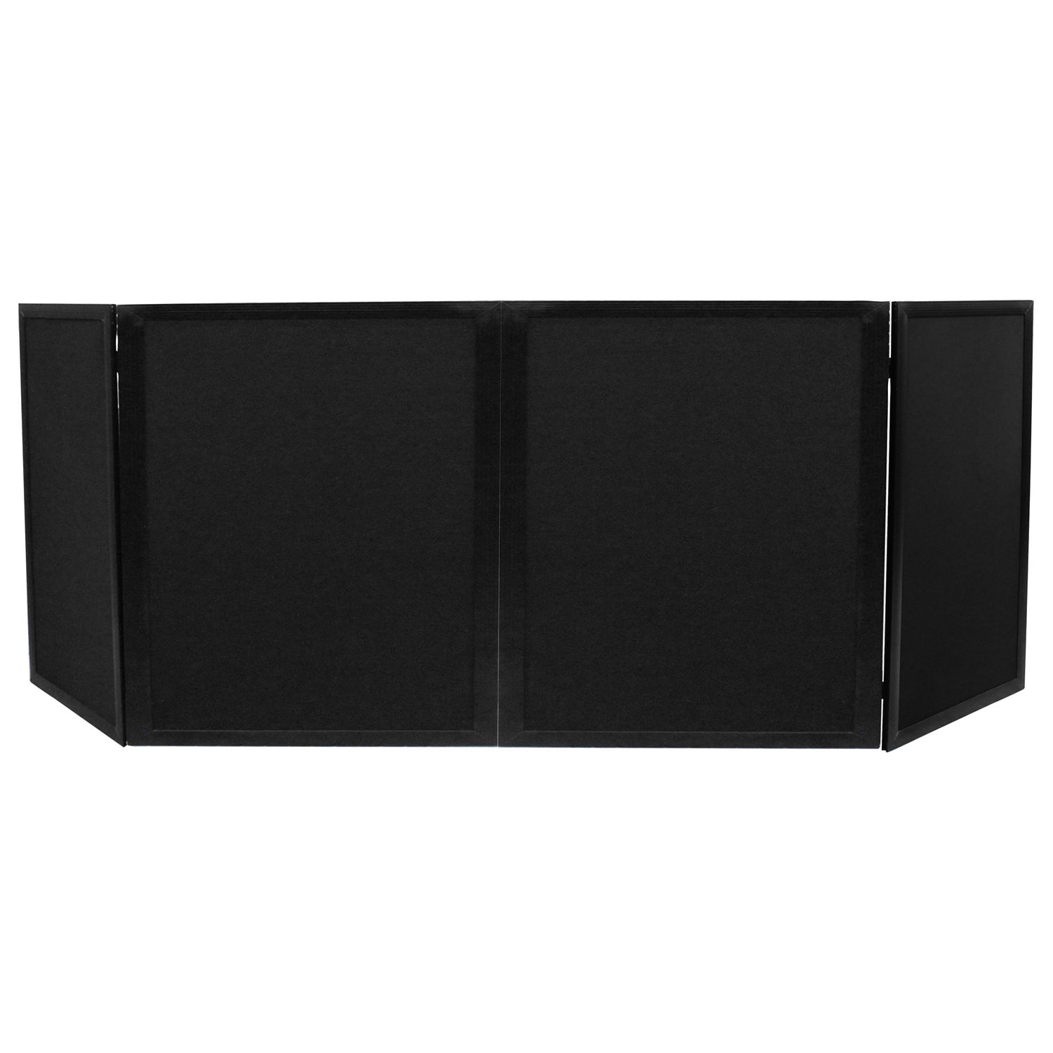 72 W x 46 H All-Black Pro DJ Facade - Odyssey Cases