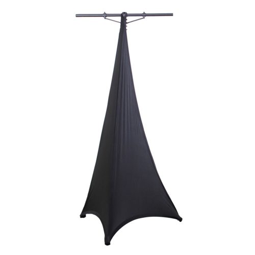Dual 72" x 110" Panel Section Black Tripod Scrim