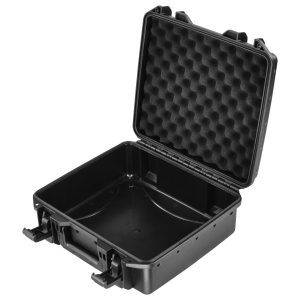 Empty 13.75" x 11.75" x 3.75" Bottom Interior Injection-Molded Utility Case