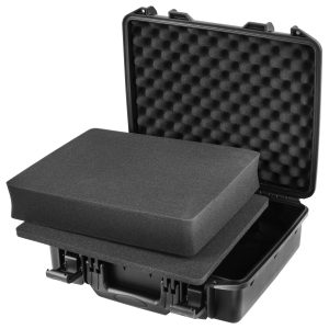 17" x 13.25" x 3.75" Bottom Interior with Pluck Foams Injection-Molded Utility Case