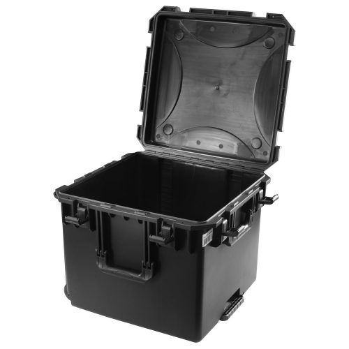 Empty 19.5" x 19" x 15" Bottom Interior Injection-Molded Trolley Utility Case - Image 3