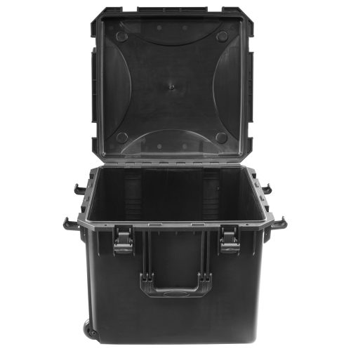 Empty 19.5" x 19" x 15" Bottom Interior Injection-Molded Trolley Utility Case - Image 4