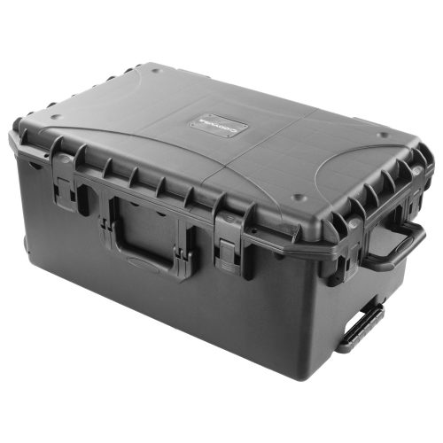 Empty 21" x 15.5" x 8" Bottom Interior Injection-Molded Trolley Utility Case - Image 4