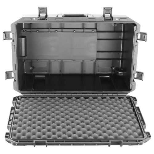Empty 21" x 15.5" x 8" Bottom Interior Injection-Molded Trolley Utility Case - Image 8