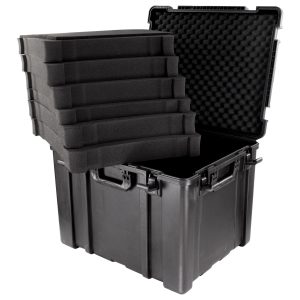 25.5" x 20.5" x 18" Bottom Interior with Pluck Foams Injection-Molded Utility Case
