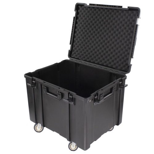 Empty 25.5" x 20.5" x 18" Bottom Interior Injection-Molded Utility Case with Wheels