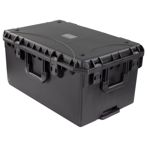 Empty 29.25" x 18.5" x 12.5" Bottom Interior Injection-Molded Trolley Utility Case - Image 4