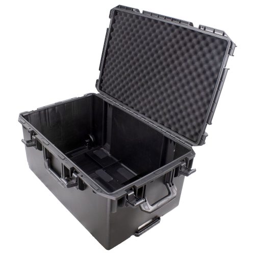 Empty 29.25" x 18.5" x 12.5" Bottom Interior Injection-Molded Trolley Utility Case - Image 8