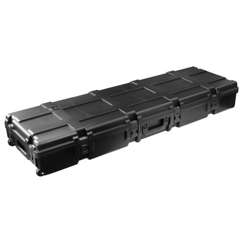 Empty 60.25" x 17.75" x 5.25" Bottom Interior Injection-Molded Utility Case with Wheels - Image 6
