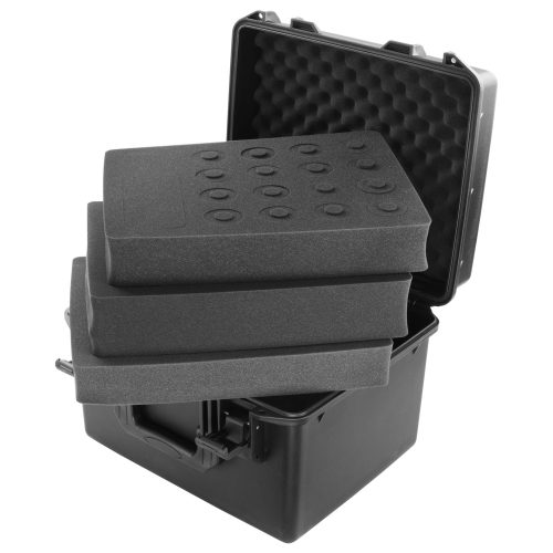 Handheld Microphone Case (Holds 16) With Storage Compartment - Image 7